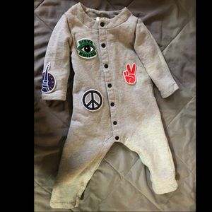 Infant Kenzo patch one piece suit 12 mo